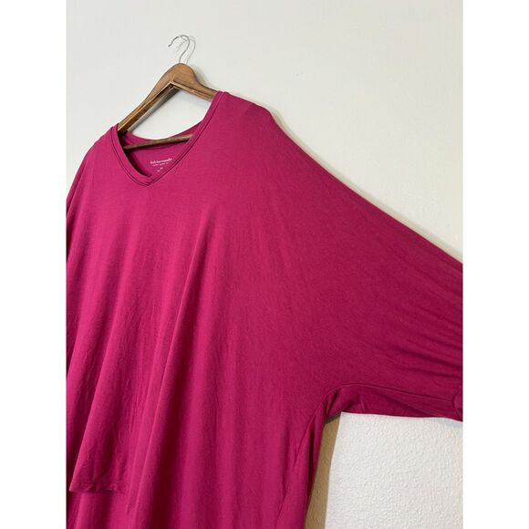 Soft Surroundings Pink Layered Long Sleeve Top Womens Sz 2X Modal Stretchy - Picture 3 of 10